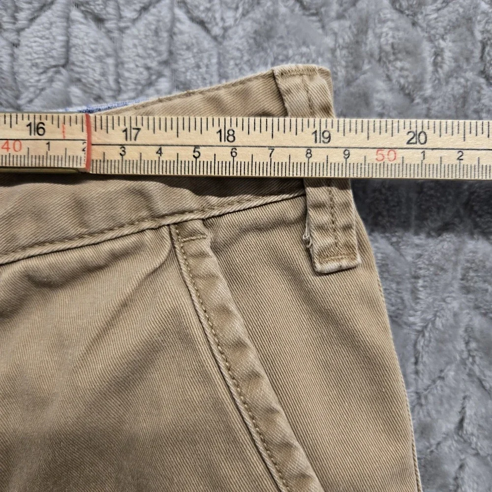 Polo Ralph Lauren Shorts Men 38 Khaki Blue Pony Twill Relaxed Fit‎ Golf Chino